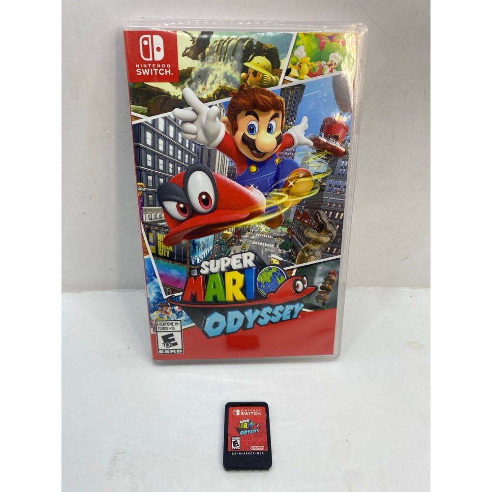 Super Mario Odyssey - Nintendo Switch Complete In box CIB Tested Authentic